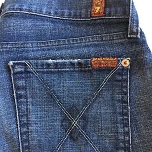 7 For All Mankind Dojo Flare Jeans Women's Size 29